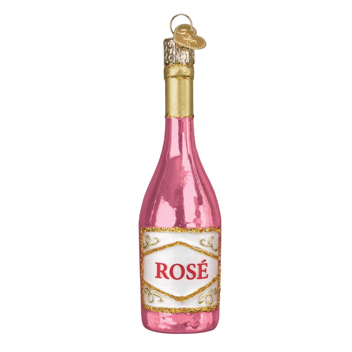 Old World Christmas Rose Wine Ornament, Multi - Walmart.com