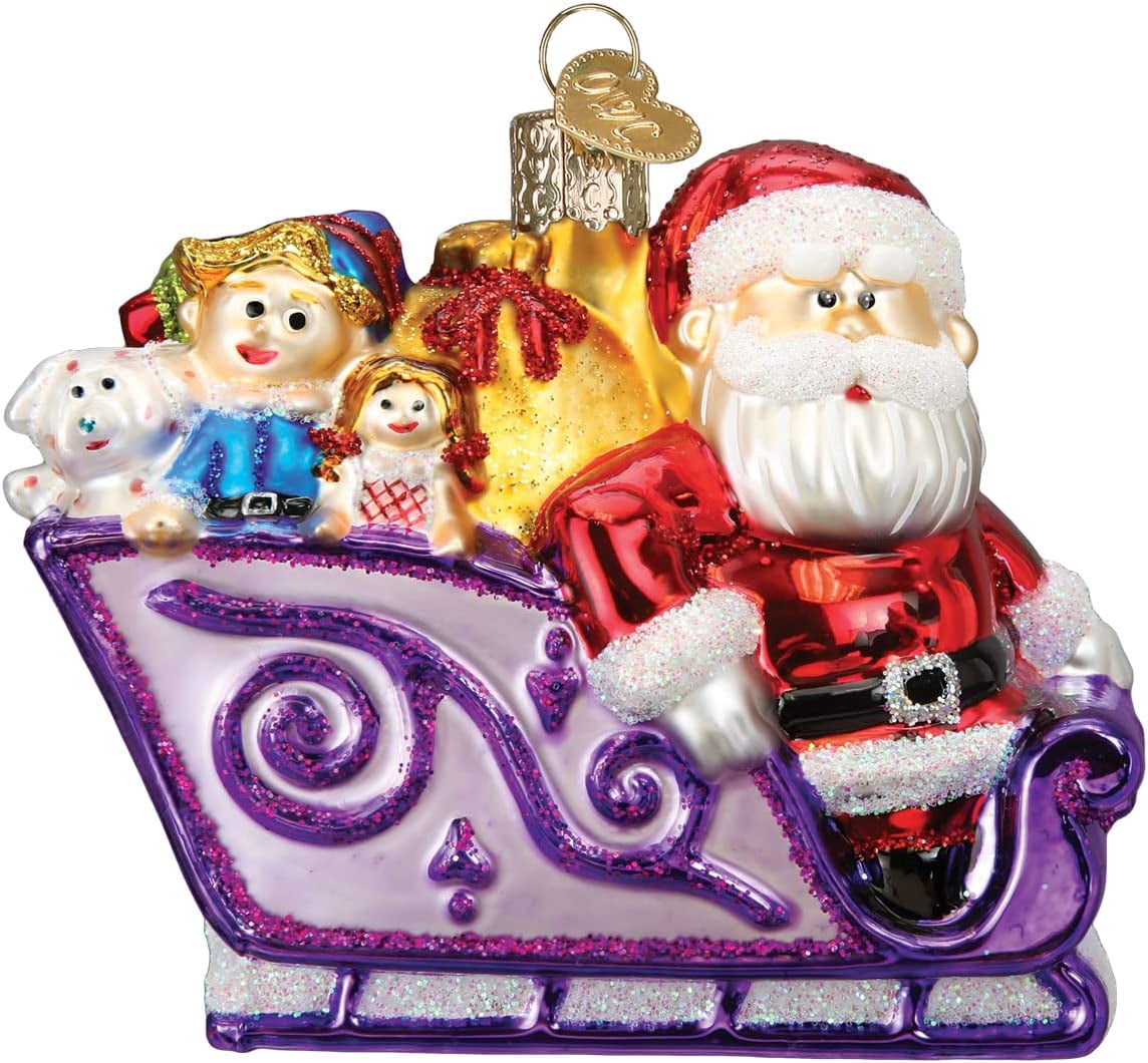 Old World Christmas Rudolph The Red-Nosed Reindeer Santa and Friends ...