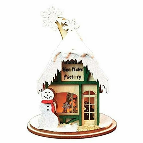 Old World Christmas Santa's Snowflake Factory Ornament (#80033)