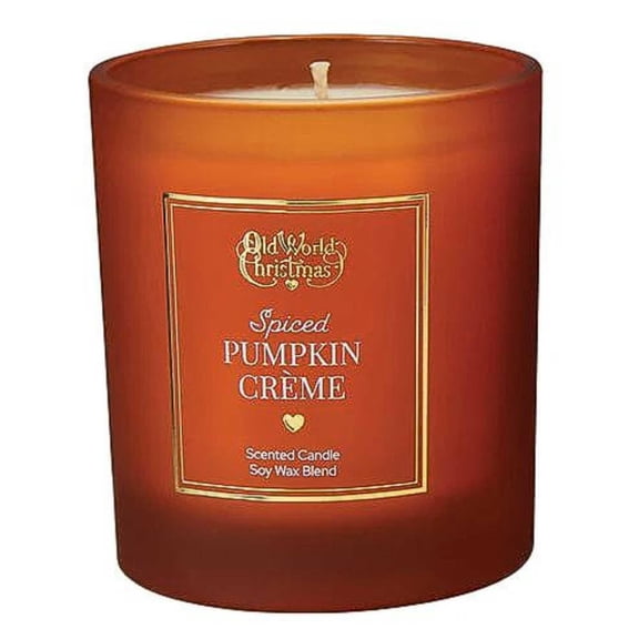 Old World Christmas Spiced Pumpkin Crme Candle, Gift, Home