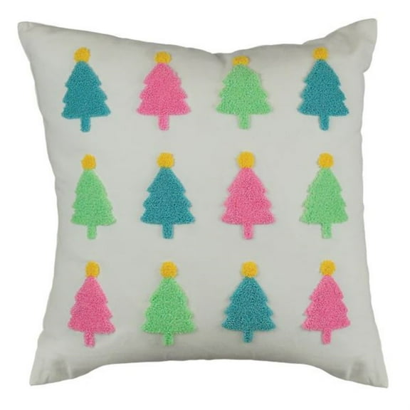 Old World Christmas Square Decorative Holiday Pillow, Touch of Whimsy, 18in