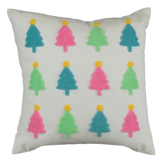 Old World Christmas Square Decorative Holiday Pillow, Touch of Whimsy, 18in