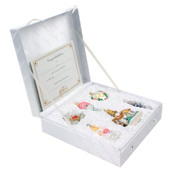 Old World Christmas Wedding Collection Ornament Box Set