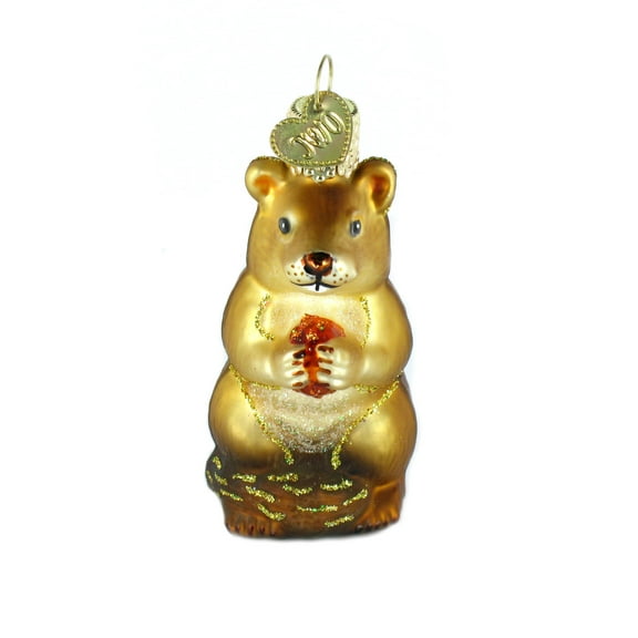 Old World Christmas Wildlife Animals Glass Blown Ornaments for Christmas Tree Chipmunk