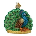 thumbnail image 1 of Old World Christmas Zoo and Wildlife Animals Glass Blown Ornaments for Christmas Tree Proud Peacock, 1 of 4