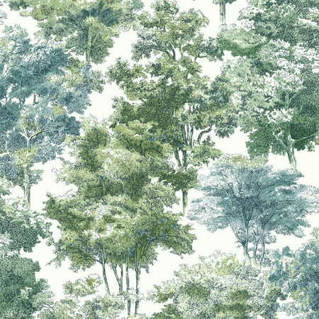 RoomMates Old World Trees Peel and Stick Wallpaper, 1 Roll