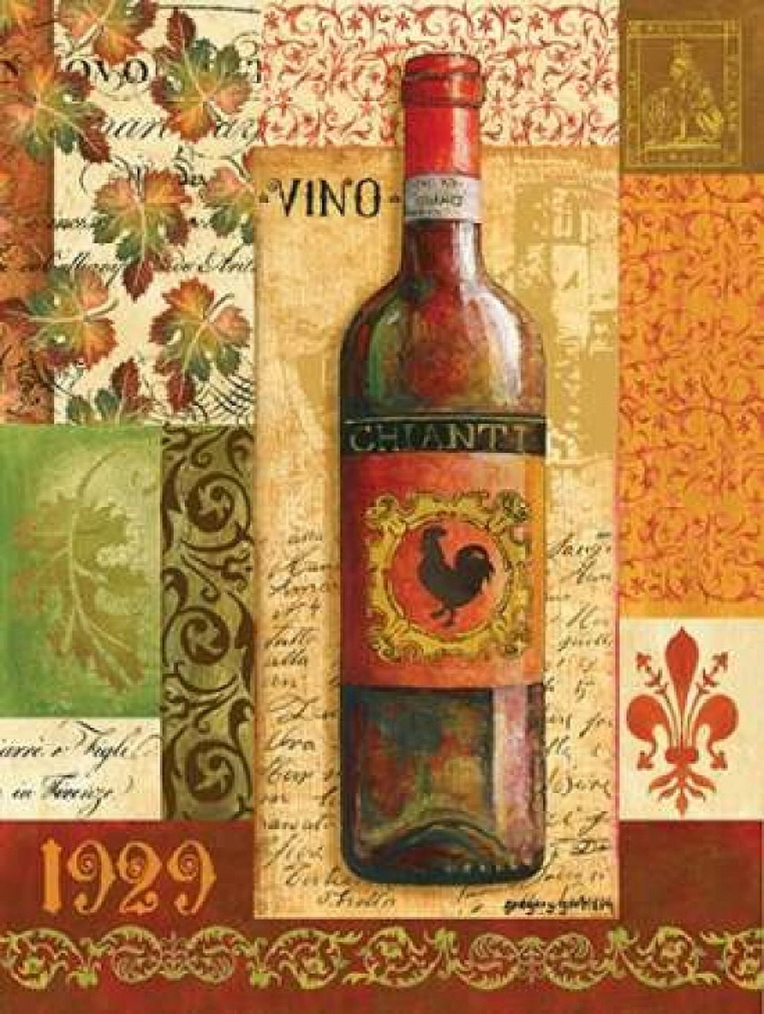 Old World Wine I Canvas Art - Gregory Gorham (18 x 24)