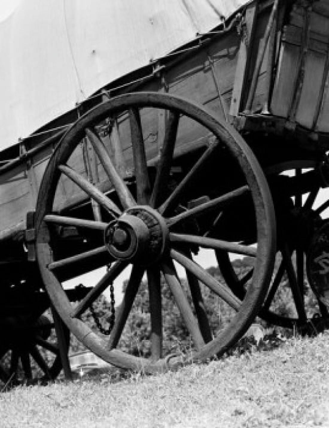 Old deserted wagon Canvas Art -  (24 x 36)