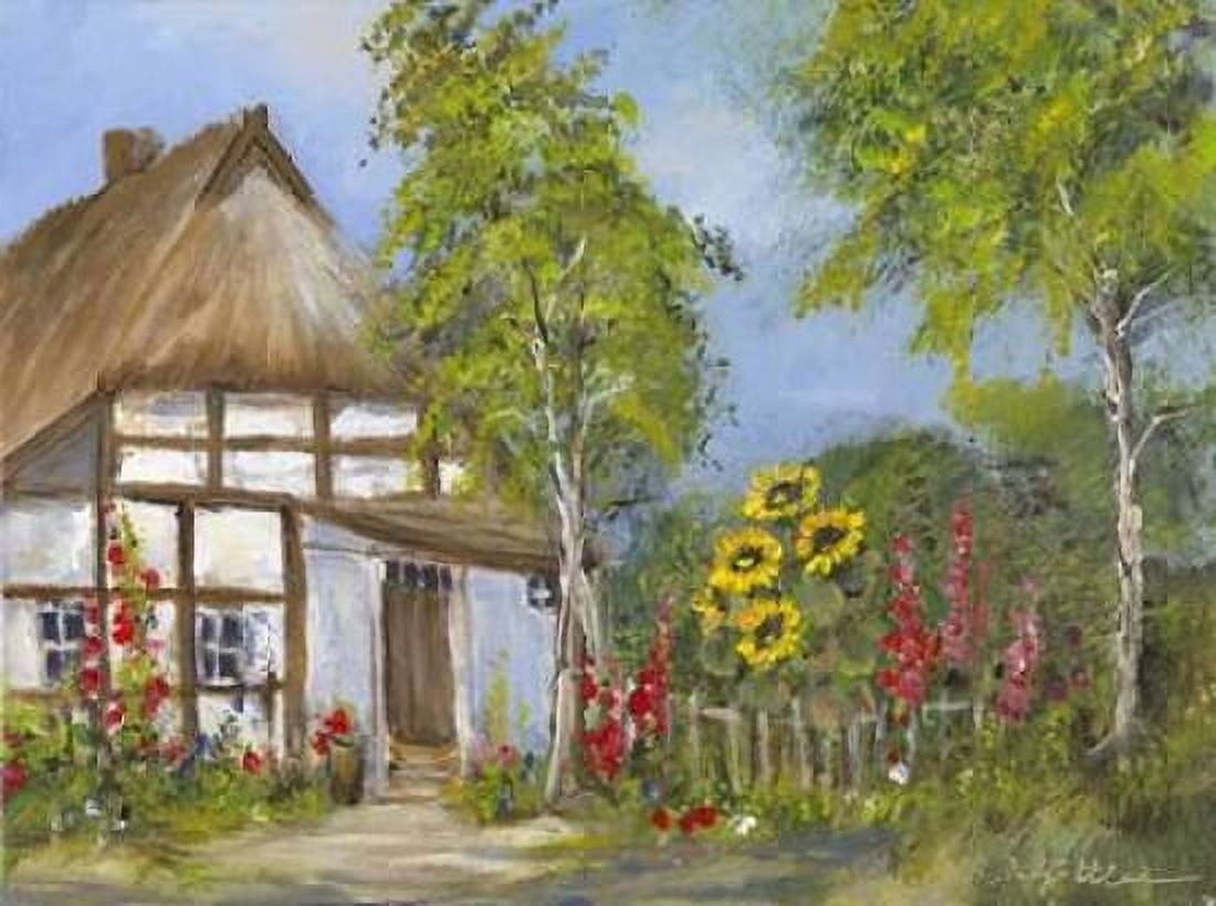 Old farmershouse I Canvas Art - Katharina Schottler (18 x 24)