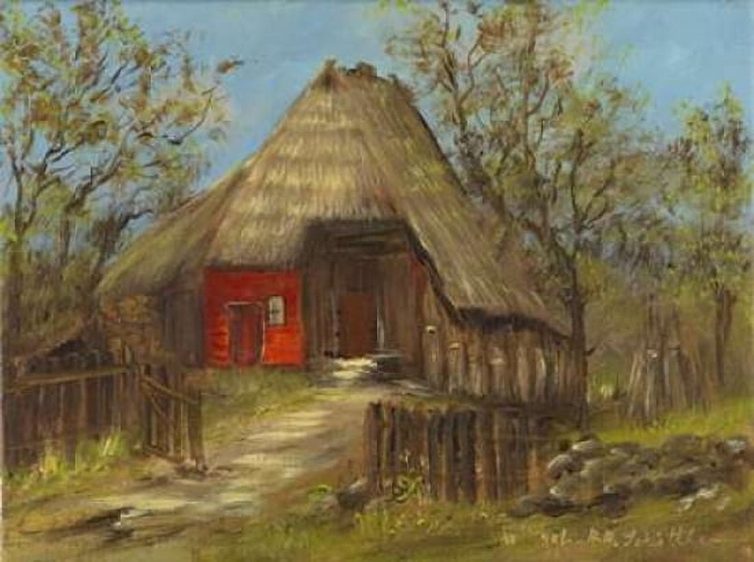 Old farmershouse II Canvas Art - Katharina Schottler (18 x 24)