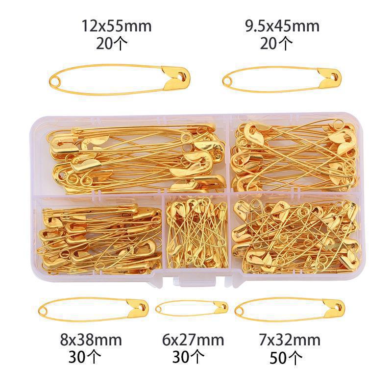 Old-fashioned Safety Pins, Large And Small Brooches, Multi-size Sets ...