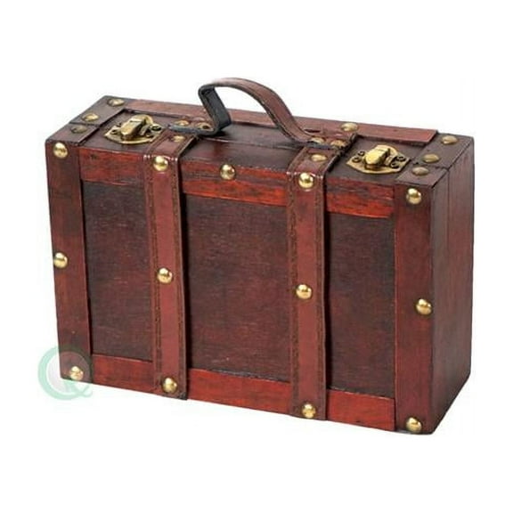 Old-fashioned Small Suitcase with Straps