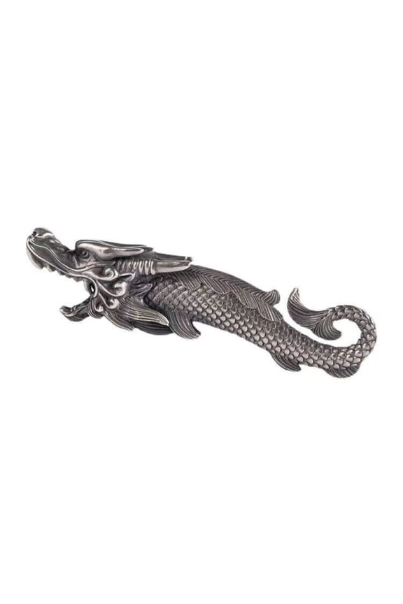 Old-fashioned pure copper arowana bottle opener keychain faucet handle -
