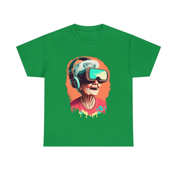 Old lady Gamer Unisex Heavy Cotton Tee