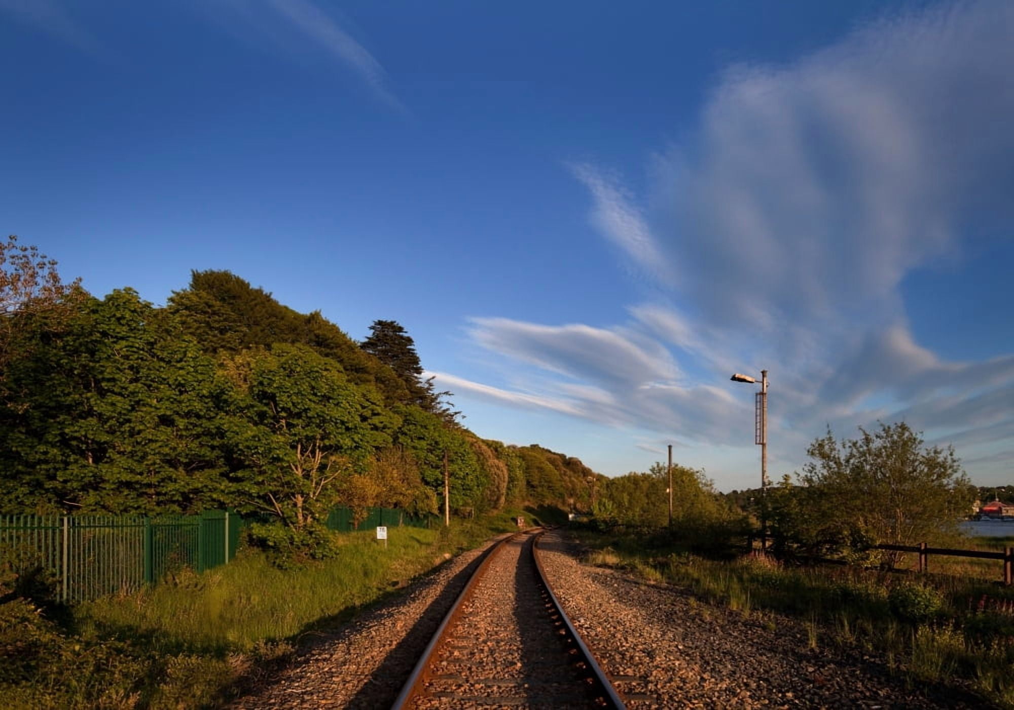 Old railway tracks County Waterford Ireland Canvas Art - Panoramic Images (9 x 27)