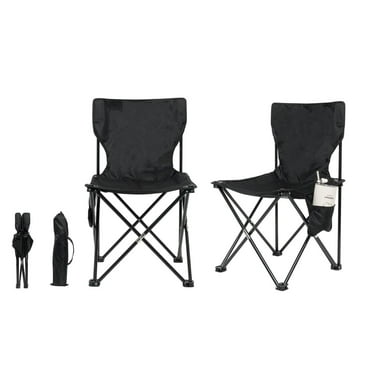 OldPAPA 1 Pack Folding Camping Chair with Cup Holder,14.2" Aluminum Alloy Frame Compact Lawn Outdoor Beach Portable chair,Ultra Durable Camping Chairs for Hiking Beach Lawn Walking Fishing