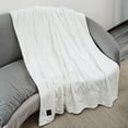 thumbnail image 1 of OldPAPA 50" x 60" Heated Blanket,Electric Blanket Throw,Double-Layer Flannel Heated Blanket with 4 Heating Settings,4 Hours Auto Off,5 Years Warranty,ETL Certified,Machine Washable, 1 of 8