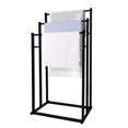 thumbnail image 1 of OldPAPA Metal 3 Tiers Freestanding Towel Rack for Bathroom Outdoor - Black, 1 of 7