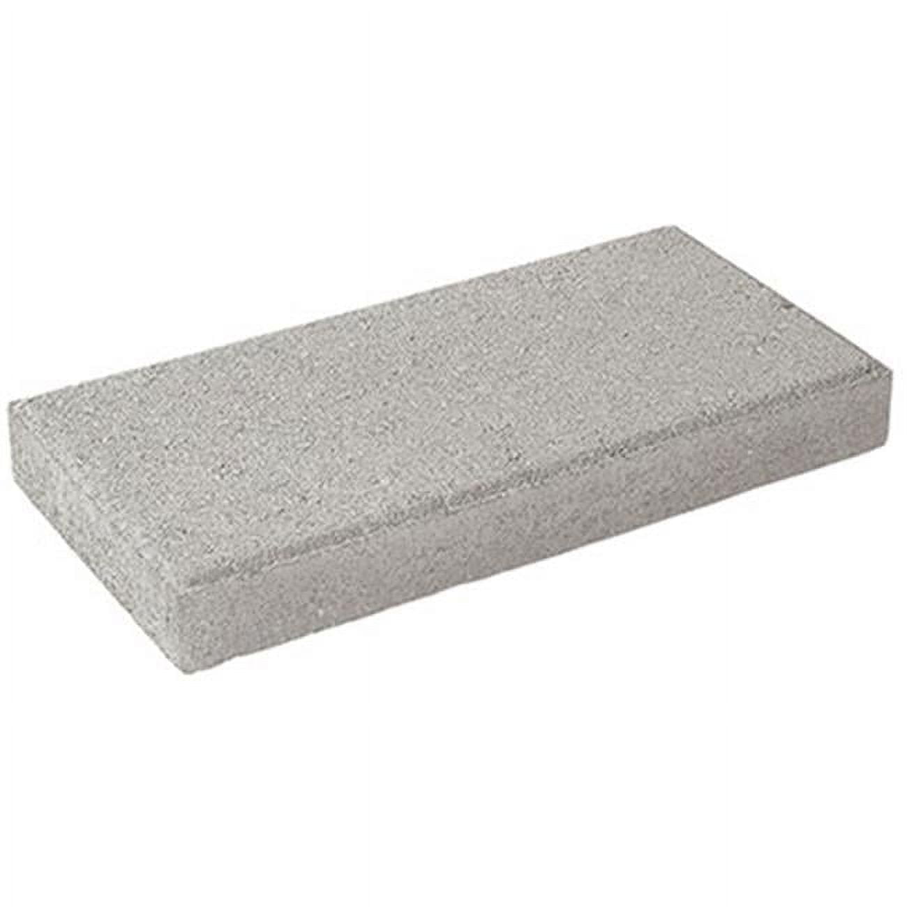 Gray Concrete Rectangle Patio Stepping Stone 16" x 8"