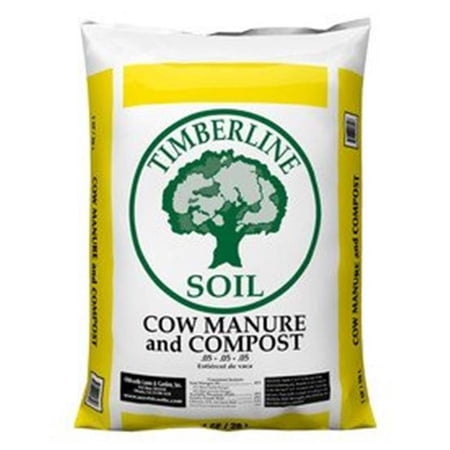 Oldcastle Lawn & Garden Timberline Soil Cow Compost & Manure, 1 cu. ft