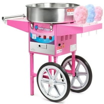 Olde Midway Commercial Cotton Candy Machine with Cart, Electric Candy Floss Maker