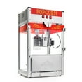 thumbnail image 1 of Olde Midway Commercial Popcorn Machine, Bar Style Popper with 12 Ounce Kettle, Red, 1 of 7