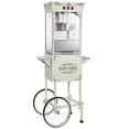 thumbnail image 1 of Olde Midway Movie Theater-Style Popcorn Machine with Cart and 10 oz Kettle, Cream, 1 of 7