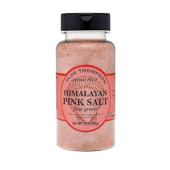 Olde Thompson Fine Ground Himalayan Pink Salt, Refill for Salt Shaker, 16 oz