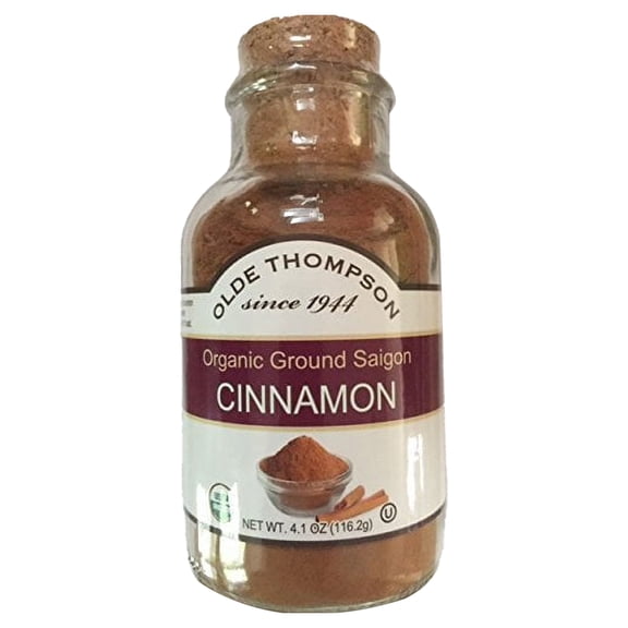 Olde Thompson Organic Ground Saigon Cinnamon 4.1ounce Jar