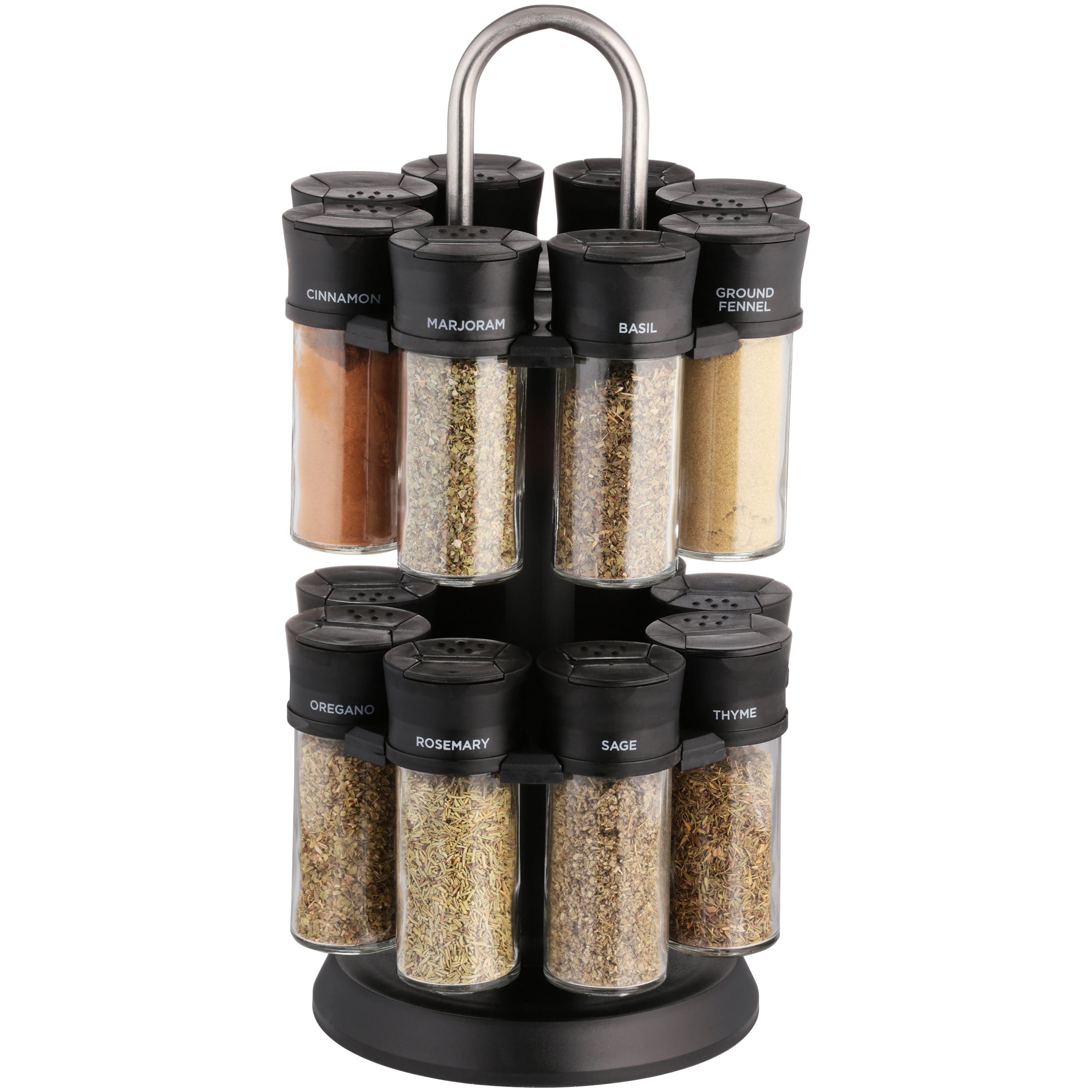 Olde Thompson Spice Rack Set, 17 pc