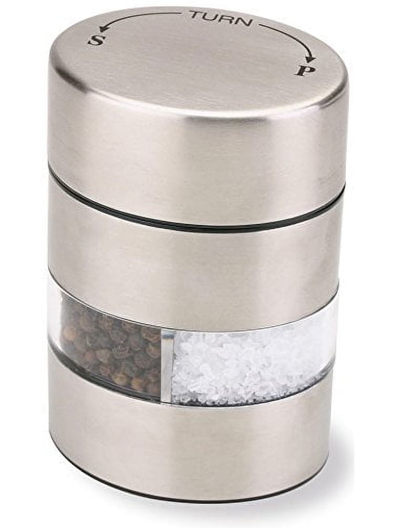 Olde Thompson Stainless Steel Pepper Salt Mill 2-in-1 Combo-5080