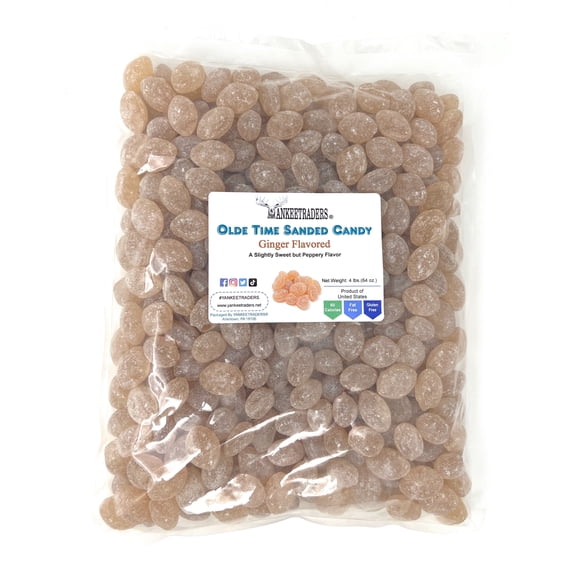 Olde Time Ginger Sanded Candy Drops ~ 4 lbs.