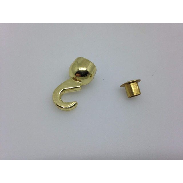 Older Style Grandfather Clock Weight Shell Hook and Nut 4 mm Thread USA