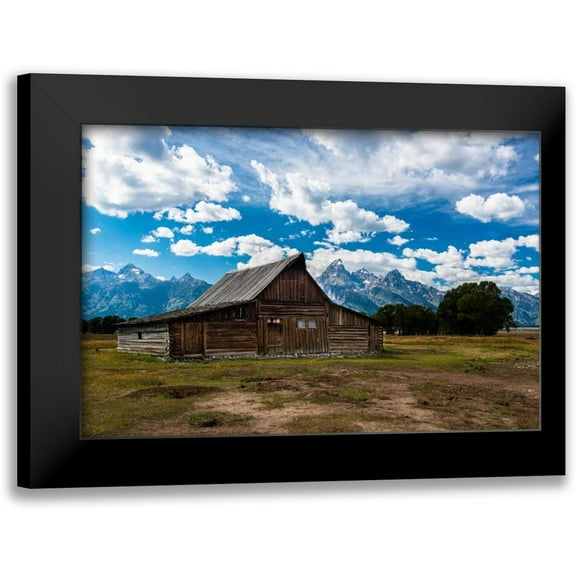 Oldford, Tim 14x11 Black Modern Framed Museum Art Print Titled - Grand Teton Barn I