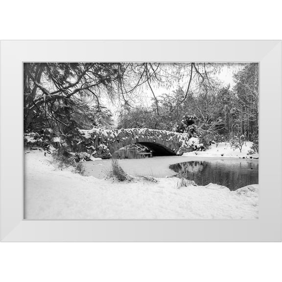 Oldford, Tim 14x11 White Modern Wood Framed Museum Art Print Titled - Stone Bridge