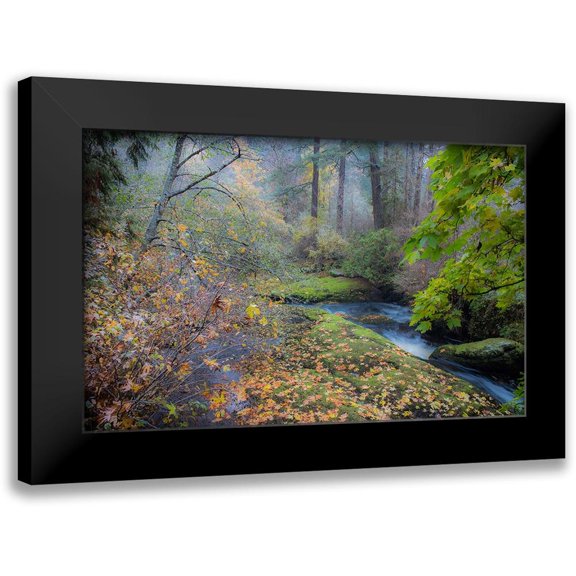 Oldford, Tim 18x13 Black Modern Framed Museum Art Print Titled - Snow in Fall