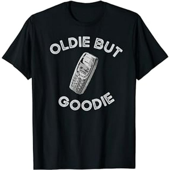 Oldie But Goodie Vintage Cellular Phone Funny Design T-Shirt