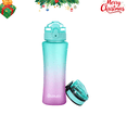 thumbnail image 1 of OLDLEY Kids Water Bottle 15oz with 2 Lids & Straw, Leak-Proof Tritan Plastic Bottle for School, Toddler Girls, 1 of 7