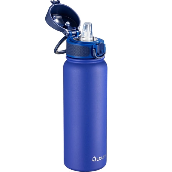 Oldley Kids Leakproof 20 oz Stainless Steel Water Bottle with Lid