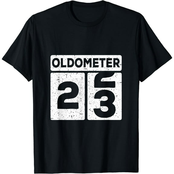 Oldometer 23 Birthday Gift - 23 Years Funny 23th Birthday T-Shirt