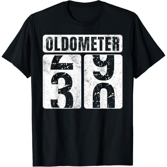 Oldometer 30 Shirt Vintage Funny 30th Birthday Gift Idea T-Shirt