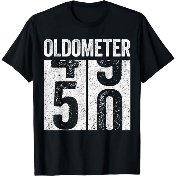 Oldometer 50 T-Shirt 50th Birthday Shirt T-Shirt