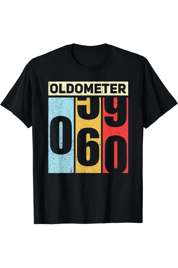 Oldometer 59-60 Funny 60th Birthday Odometer Gift Oldometer Gift Unisex T-Shirt