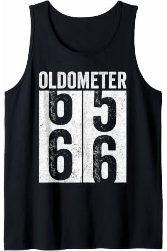 Oldometer 66Th Birthday 66 Years Old Vintage Birthday Tank Top Size S-3XL