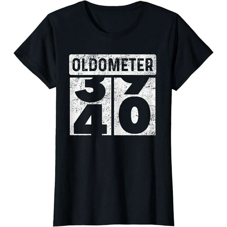 Oldometer Odometer Funny 40th Birthday Gift 40 Yrs T-Shirt Oldometer Odometer Funny 40th Birthday Gift 40 Yrs T-Shirt