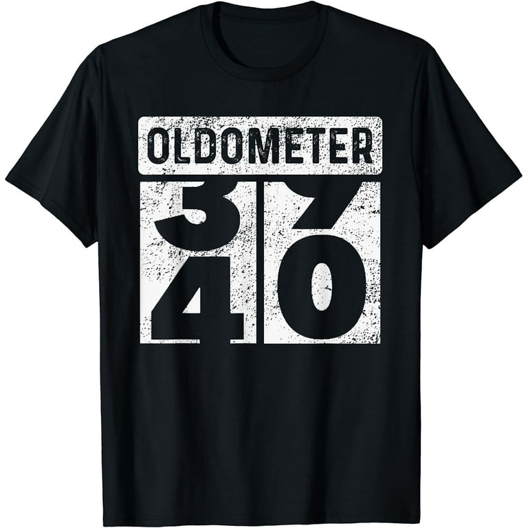 Oldometer Odometer Funny 40th Birthday Gift 40 Yrs T-Shirt Oldometer Odometer Funny 40th Birthday Gift 40 Yrs T-Shirt