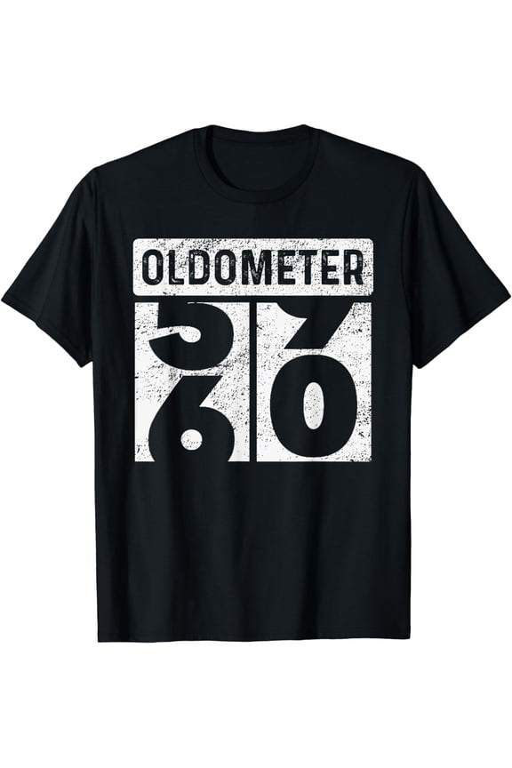 Oldometer Odometer Funny 60th Birthday Gift 60 yrs Old Joke T-Shirt