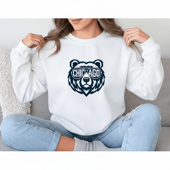 Oldschool Bears Vintage Football Sports Classic Retro Art Sweatshirt, up to size 5XL