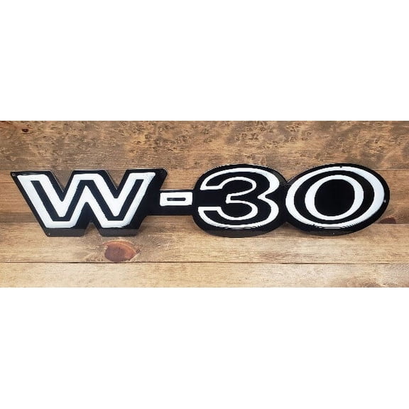 Oldsmobile 442 W-30 Logo Flat Steel Wall Sign