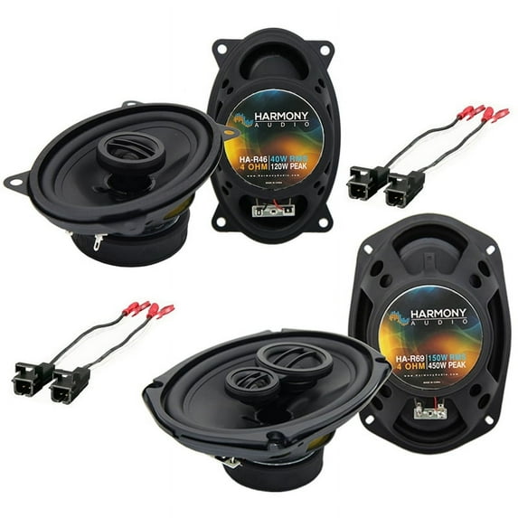 Oldsmobile Achieva 1992-1995 OEM Speaker Upgrade Harmony R46 R69 Package New